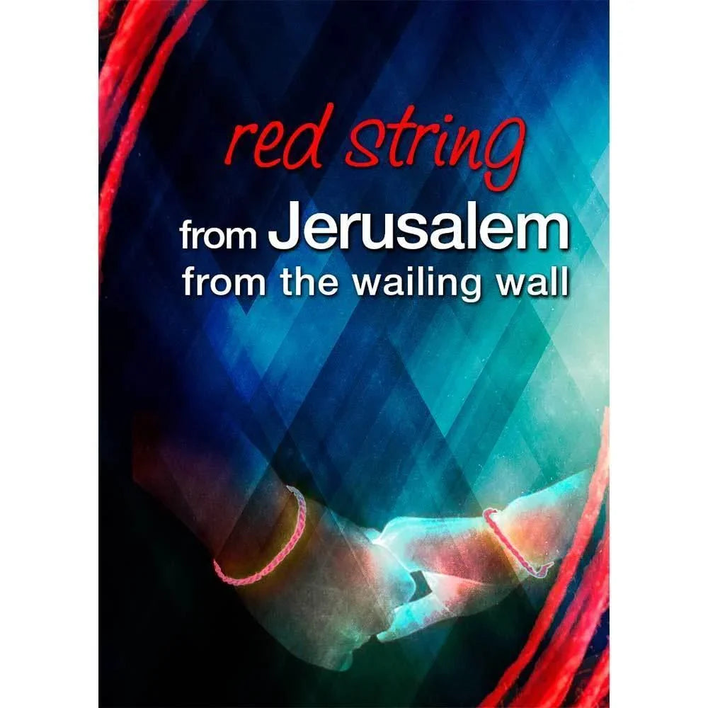 5 Red String Bracelets blessed in Jerusalem with King Solomon Wishes Seal - bluewhiteshop