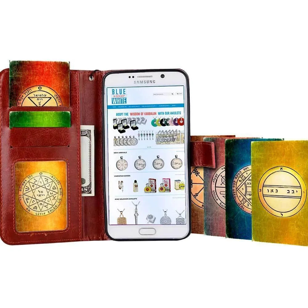 5 Red Strings blessed in Jerusalem & King Solomon Health Amulet - bluewhiteshop