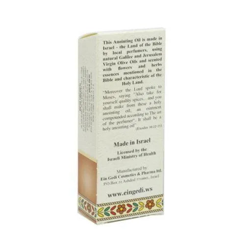 Anointing Oil Myrrh Roll-on 10ml by Ein Gedi Holy Land Blessed on Jerusalem - bluewhiteshop