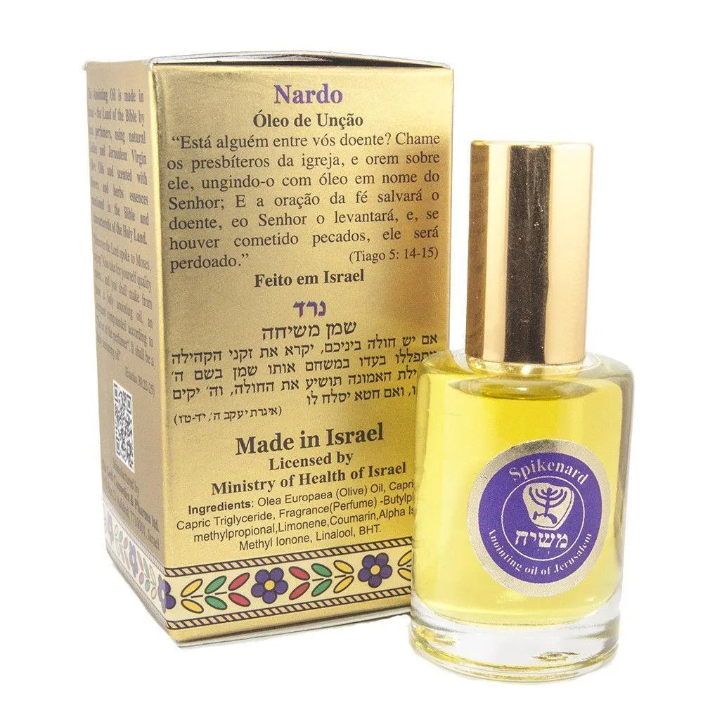 Anointing Oil Spikenard Blessing from Jerusalem 0.4 fl.oz by Ein Gedi - bluewhiteshop