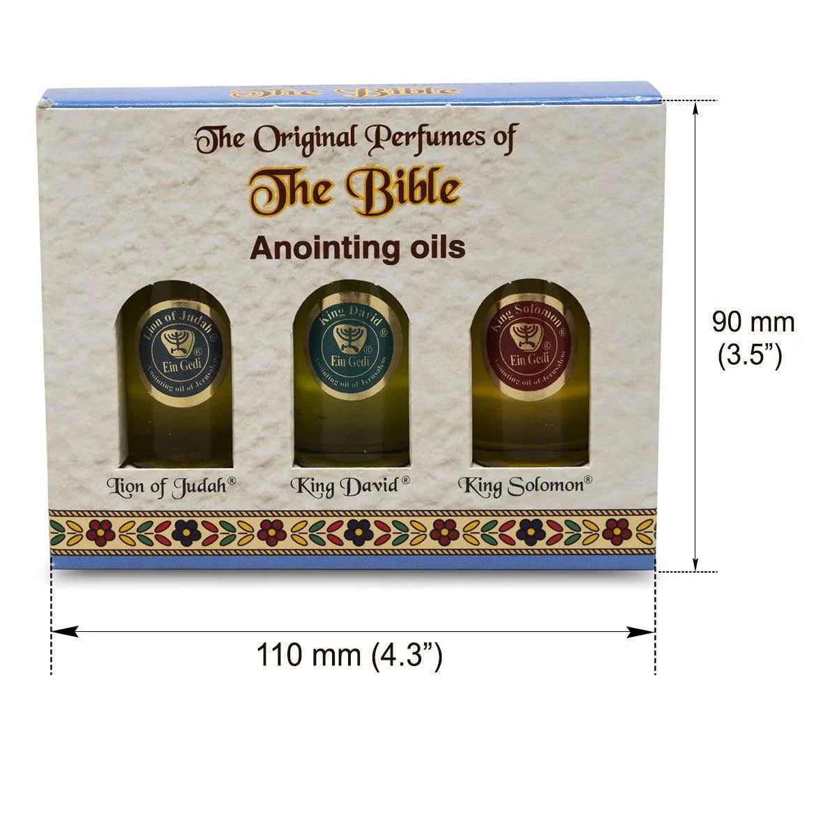 Anointing Oils Set: Lion of Judah, King David, King Solomon - bluewhiteshop