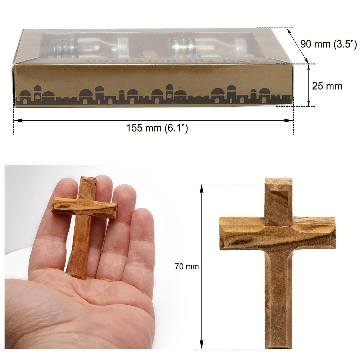 Home Blessing Set 5 Items from Holy Land Jerusalem - bluewhiteshop