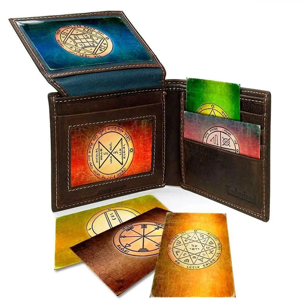 King Solomon Seal - Wishes - 3rd Pentacle of the Sun - Amulet - bluewhiteshop
