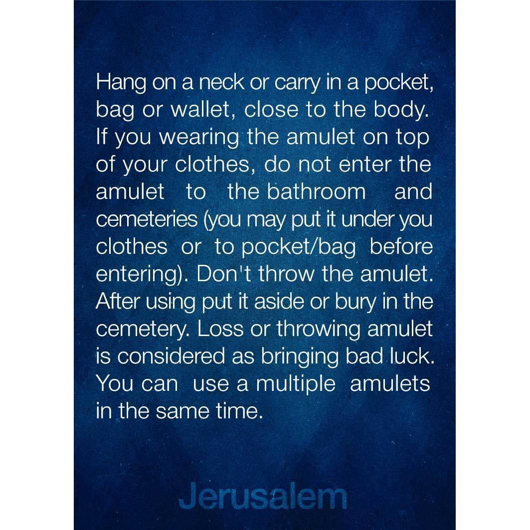 Livelihood King Solomon Seal | Kabbalah Amulet - bluewhiteshop