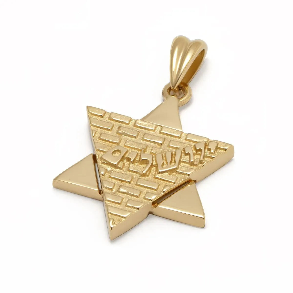 gold Star of David Necklace