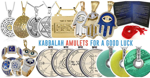 Kabbalah Amulets for a Good Luck - bluewhiteshop