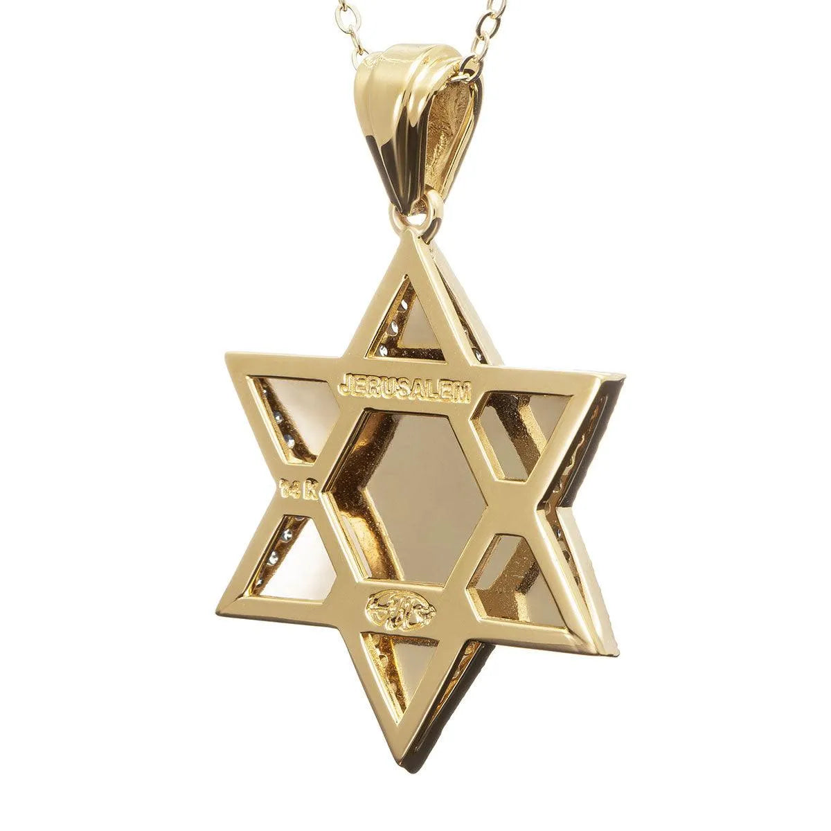 14k-gold-star-of-david-necklace-with-enamel-and-60-diamonds-3 - bluewhiteshop