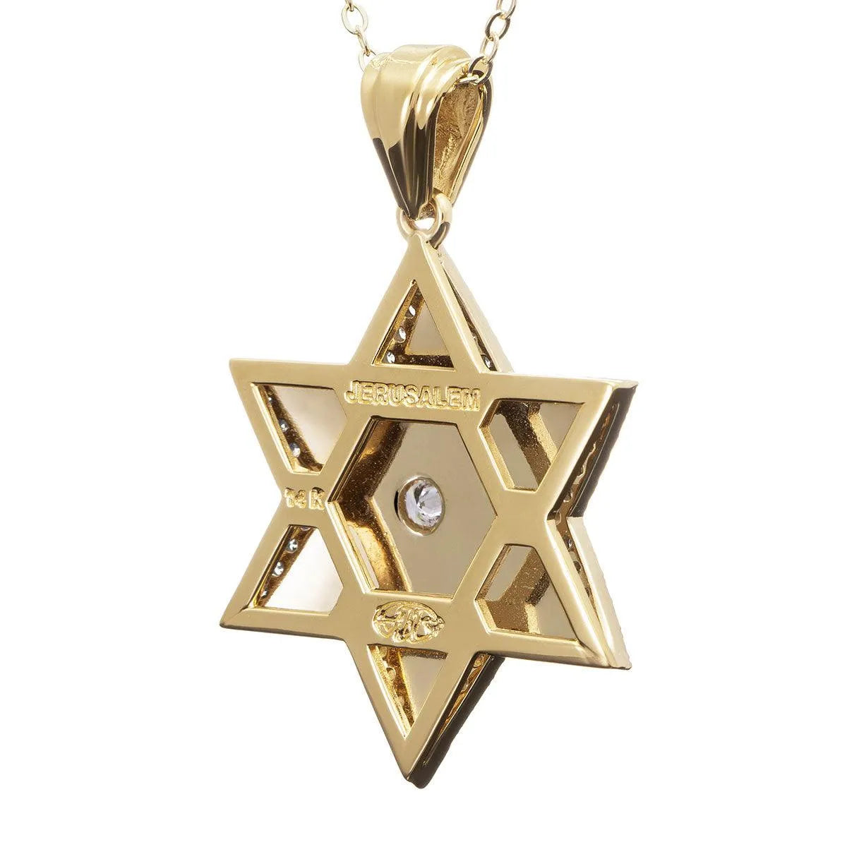 14k-gold-star-of-david-necklace-with-enamel-and-61-diamonds-3 - bluewhiteshop