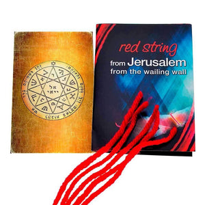 5 Red String Bracelets blessed in Jerusalem Guarding & Protection Amulet - bluewhiteshop