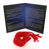 5 Red String Bracelets blessed in Jerusalem with King Solomon Wishes Seal - bluewhiteshop