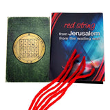 5 Red String Bracelets blessed in Jerusalem with Livelihood Seal Amulet - bluewhiteshop