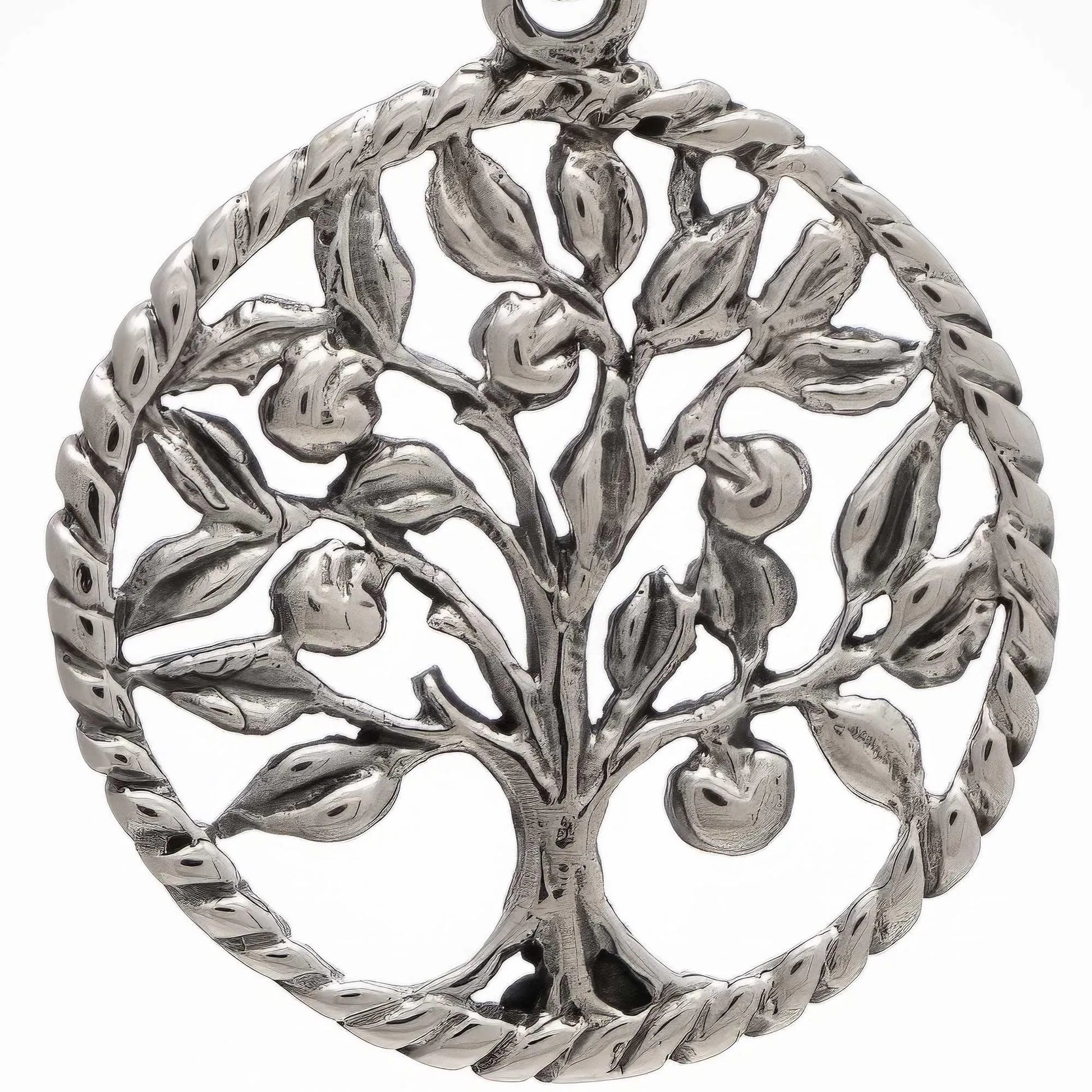 925 Silver Oxidized Tree of Life Necklace - bluewhiteshop