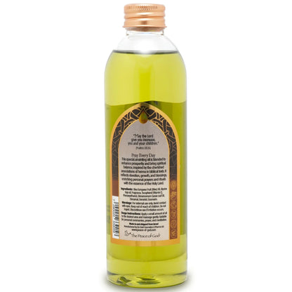 Holy Land anointing oil for prosperity & spiritual balance, inspired by biblical texts, made in Israel