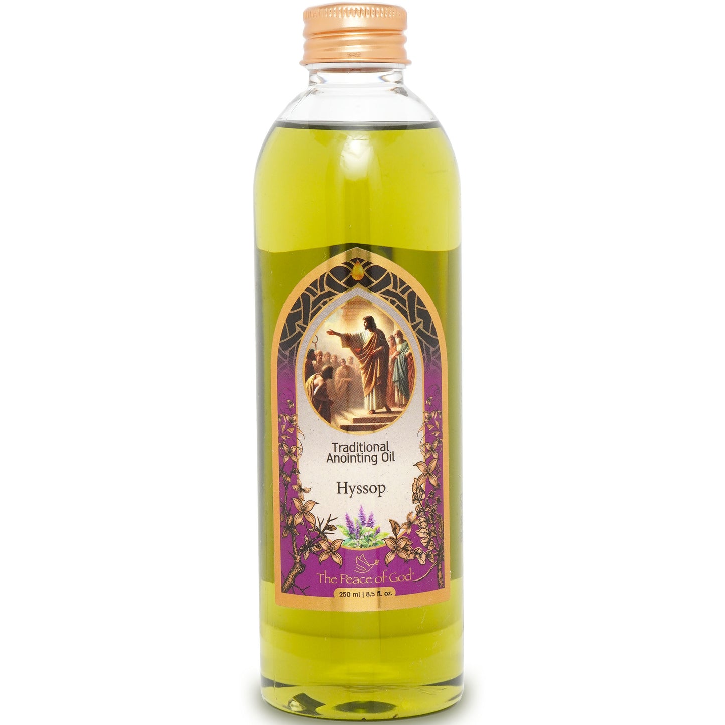 Anointing Oil Hyssop 250ml – Fresh, Cleansing Prayer Oil with a Clear Herbal Note