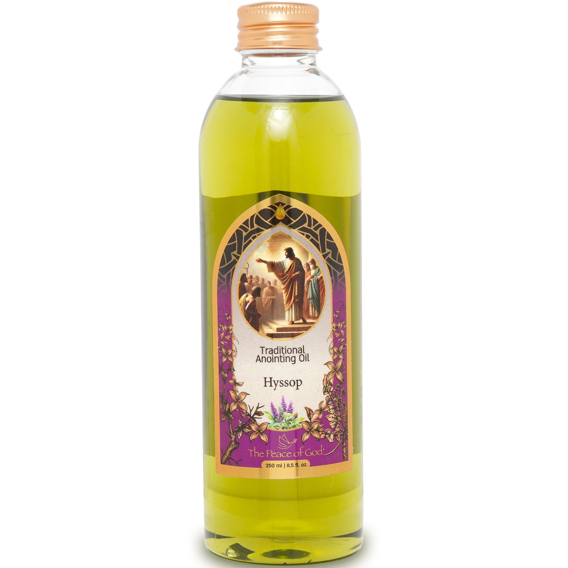 Anointing Oil Hyssop 250ml – Fresh, Cleansing Prayer Oil with a Clear Herbal Note