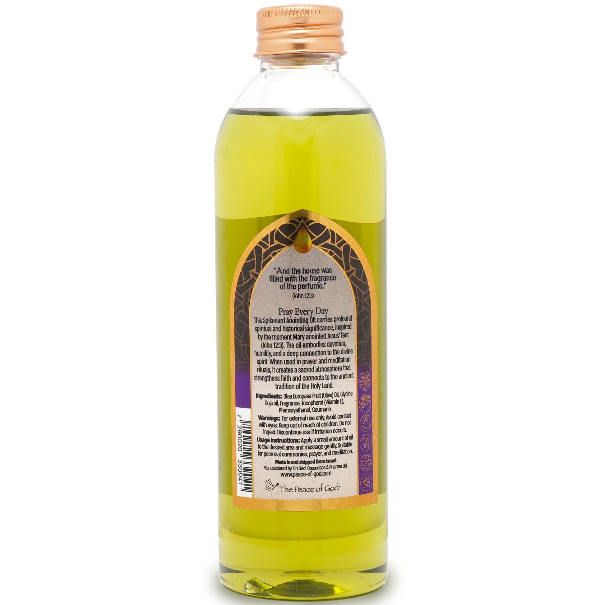 Anointing Oil Spikenard 250ml – Deep, Intimate Prayer Oil with a Sacred, Timeless Aroma