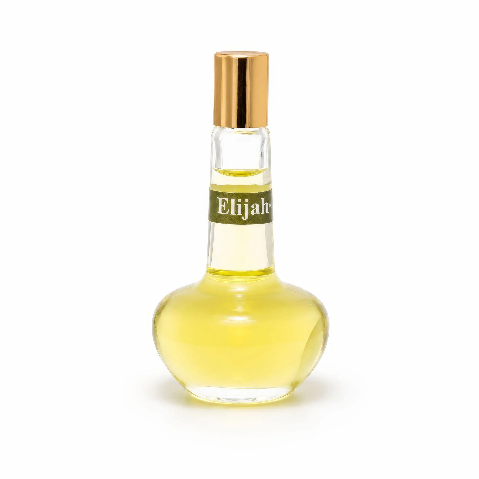 Elijah anointing oil bottle with golden cap, 18 ml