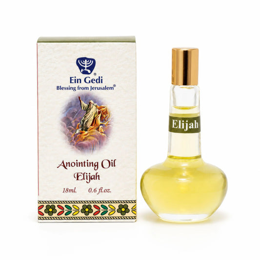 Elijah anointing oil by Ein Gedi with 18 ml bottle and gift box
