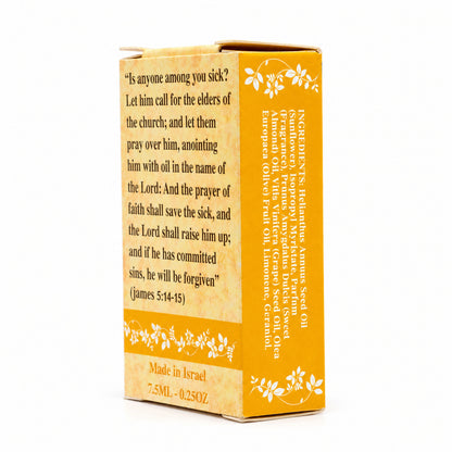 Side view of Frankincense anointing oil gift box
