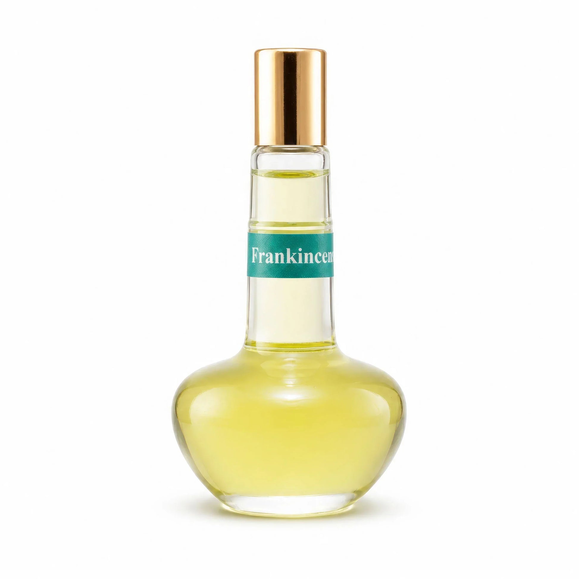 Frankincense and Myrrh anointing oil 18ml glass bottle with gold-colored cap