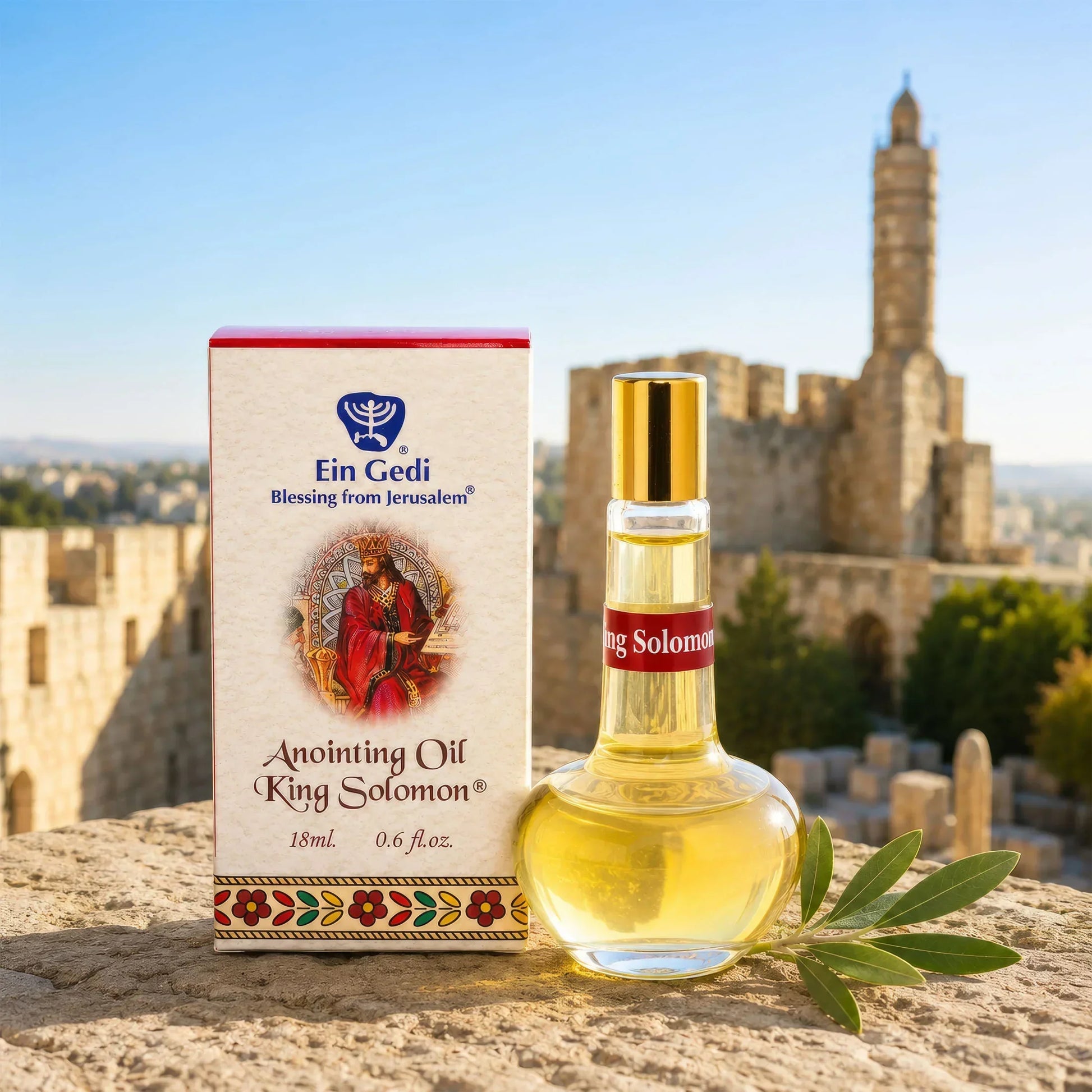 King Solomon Christian anointing oil from the Holy Land