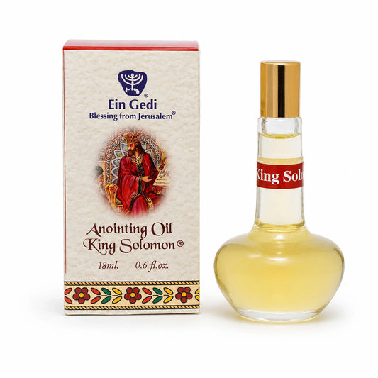 King Solomon anointing oil by Ein Gedi with 18 ml bottle and gift box