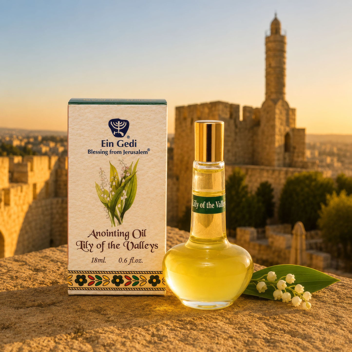 Ein Gedi Lily of the Valleys Christian anointing oil from the Holy Land