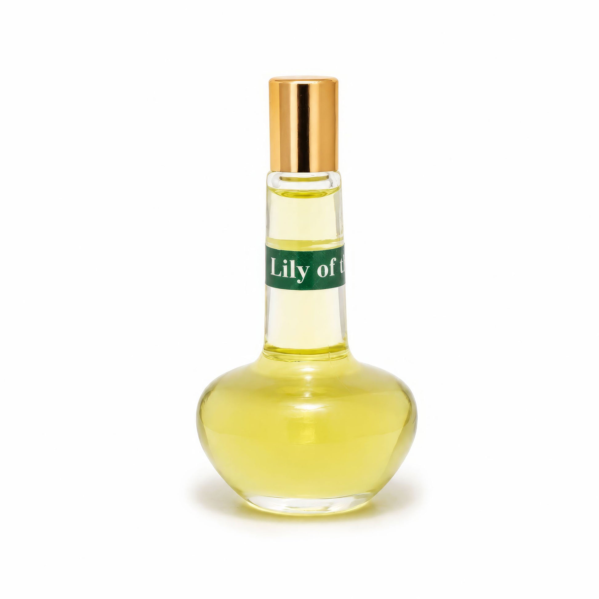 Lily of the Valleys anointing oil bottle with golden cap, 18 ml
