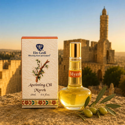Myrrh Christian anointing oil from the Holy Land