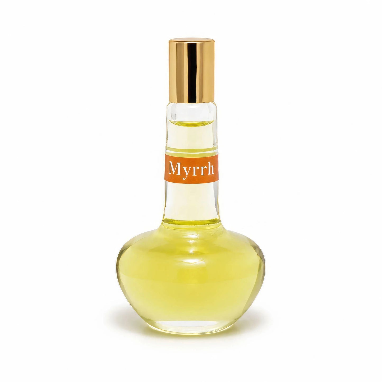 Myrrh anointing oil bottle with golden cap, 18 ml