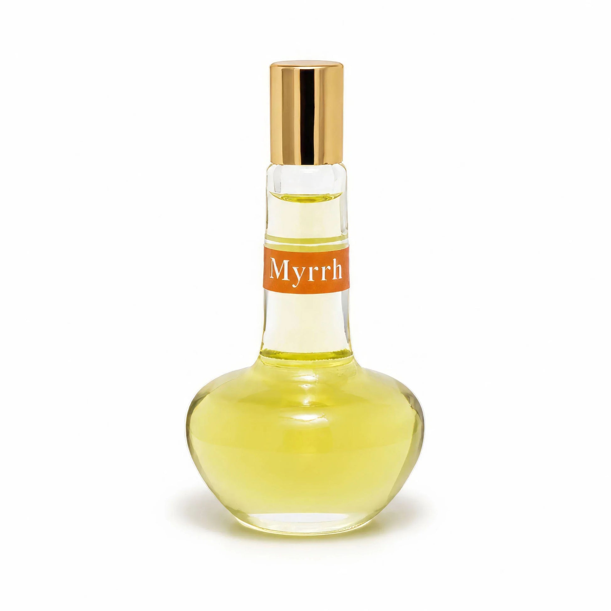 Myrrh anointing oil bottle with golden cap, 18 ml