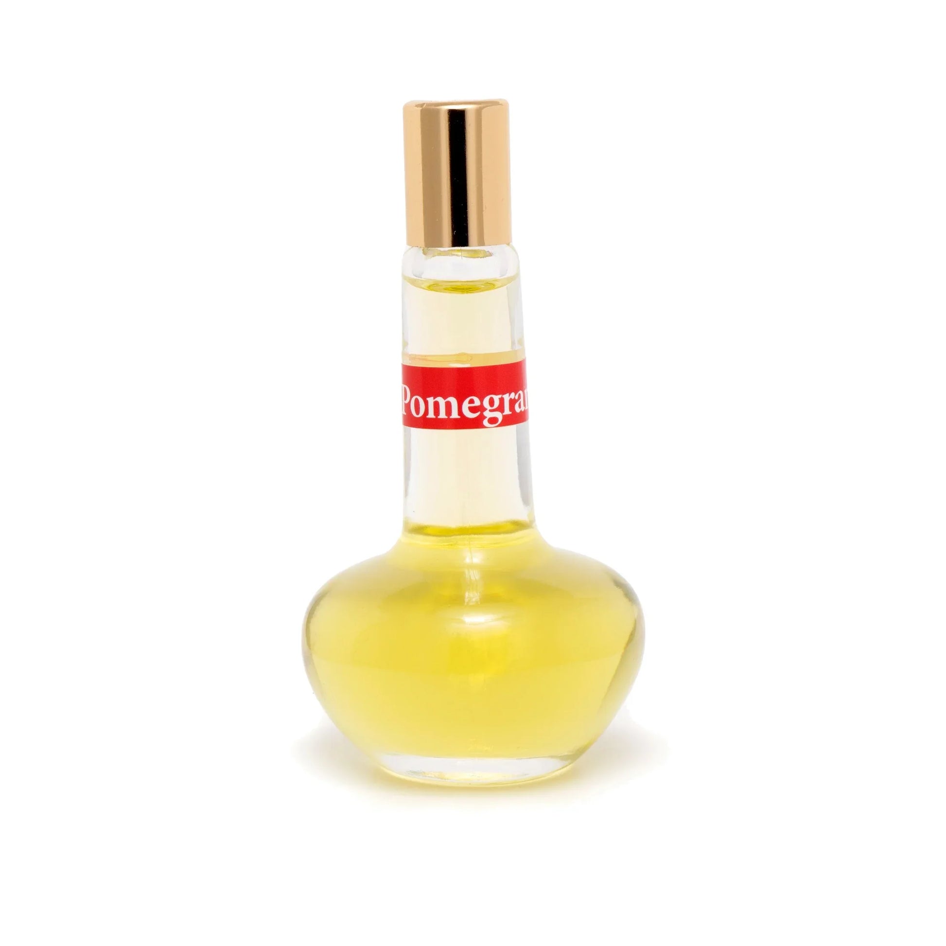 Pomegranate anointing oil bottle with golden cap, 18 ml