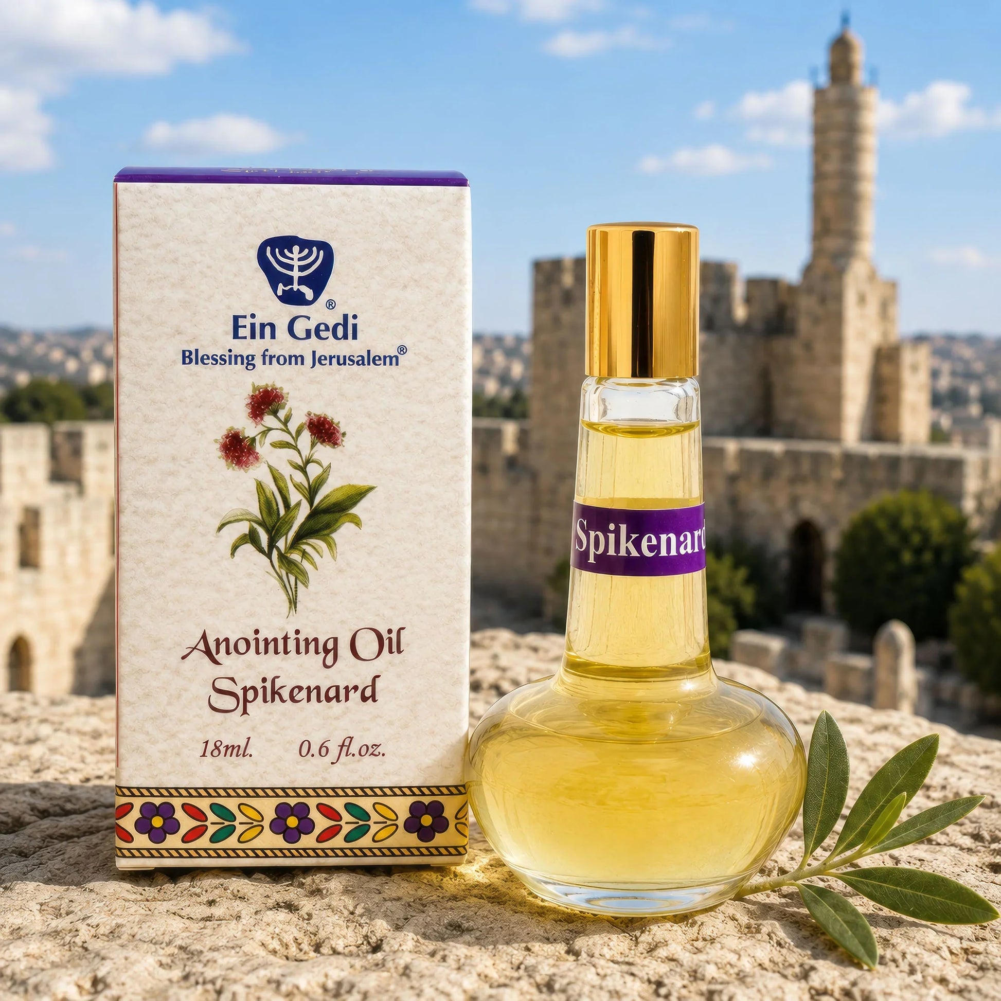 Spikenard Christian anointing oil from the Holy Land