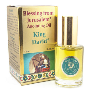 Anointing Oil King David Blessing from Jerusalem 0.4 fl.oz by Ein Gedi - bluewhiteshop