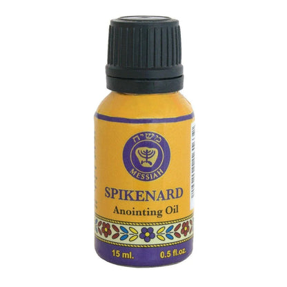 Anointing Oil Spikenard Cobalt Blue Glass Bottle Jerusalem 15ml - bluewhiteshop
