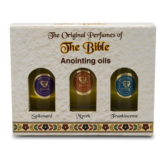Anointing Oils Set: Spikenard, Myrrh, Frankincense - bluewhiteshop