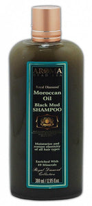 Black Mud Shampoo with Argan Oil by Aroma Dead Sea - bluewhiteshop