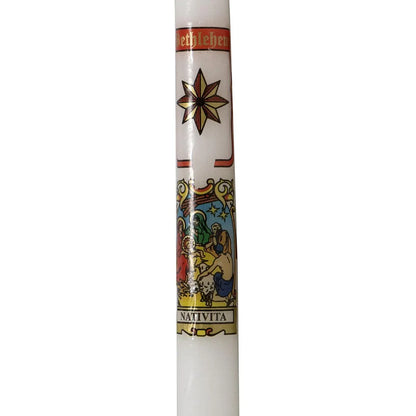 Candle From Holy Land, Jerusalem, Bethlehem, Nazareth - bluewhiteshop