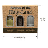 Essence of The Holy Land Gift Set: Holy Water, Olive Oil, Earth - Bethlehem - bluewhiteshop