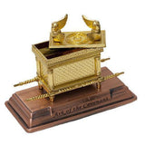 Figurine Ark of the Covenant Gold Plated Copper Stand Mini Replica - bluewhiteshop