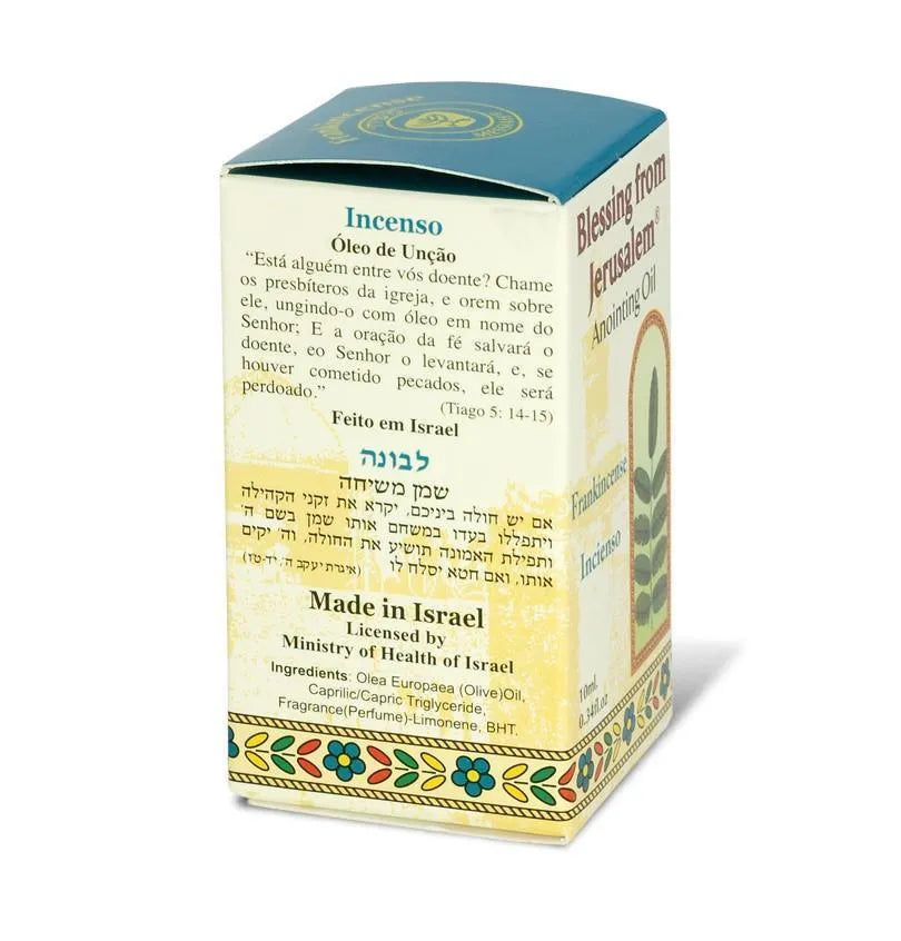 Frankincense Anointing Oil Blessing from Jerusalem 10ml by Ein Gedi - bluewhiteshop