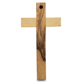 Genuine Olive Wood Holding and Wall Crucifix from Holy Land - bluewhiteshop