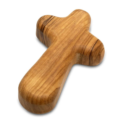 Genuine Olive Wood Holding Cross from Bethlehem - bluewhiteshop