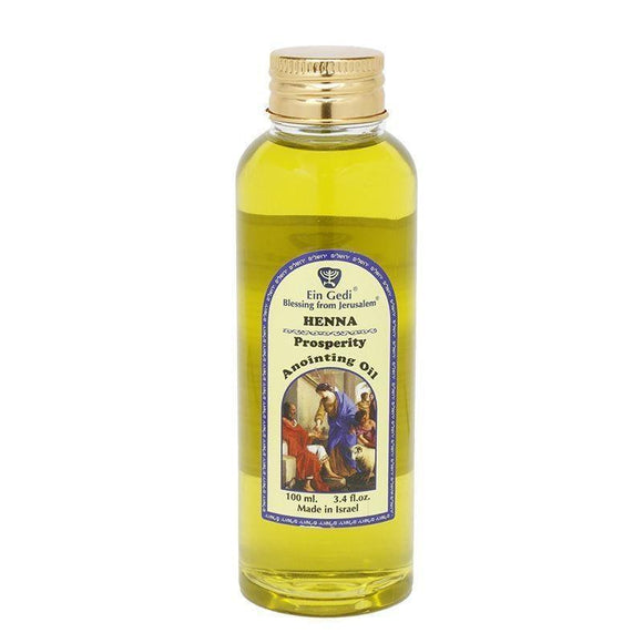Henna Anointing Oil Blessing from Jerusalem 100ml by Ein Gedi - bluewhiteshop