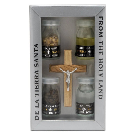 Holy Land Home Blessing Set 5 Items - bluewhiteshop
