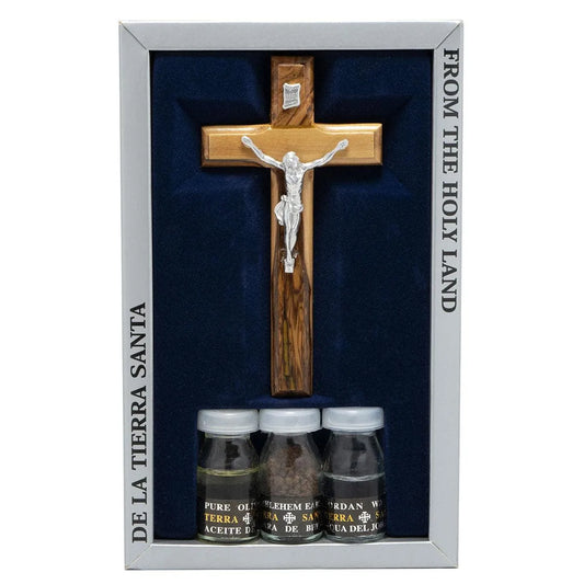 Home Blessing Set 4 Items from Holy Land Jerusalem - bluewhiteshop