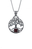 Jerusalem Nano Bible Torah Necklace Tree of Life Silver 925 - bluewhiteshop