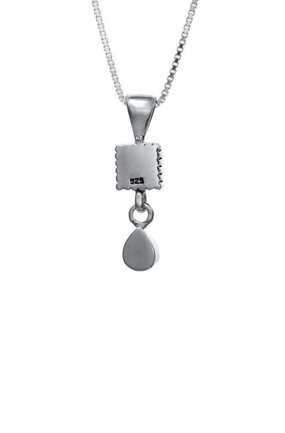 Jerusalem Nano Bible Torah Pendant with Drop of Roman Glass Necklace Silver 925 - bluewhiteshop