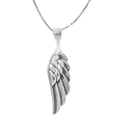 Kabbalah Amulet Angel Wing Pendant Silver 925 Four Angels Protection - bluewhiteshop