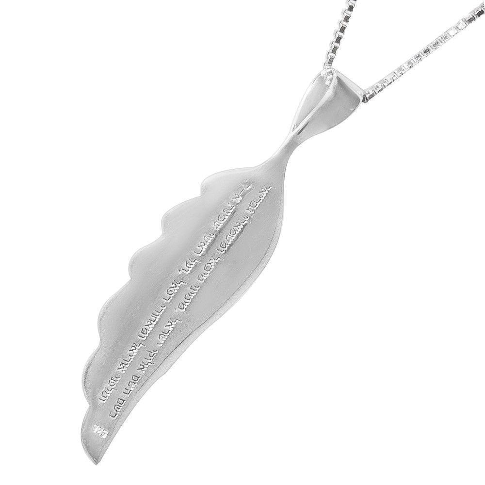 Kabbalah Amulet Angel Wing Pendant Silver 925 Four Angels Protection - bluewhiteshop